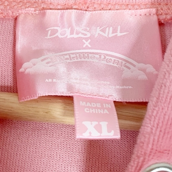 Dolls Kill My Little Pony Juicy Couture Style Verlour Track Jacket Size XL - Picture 9 of 10
